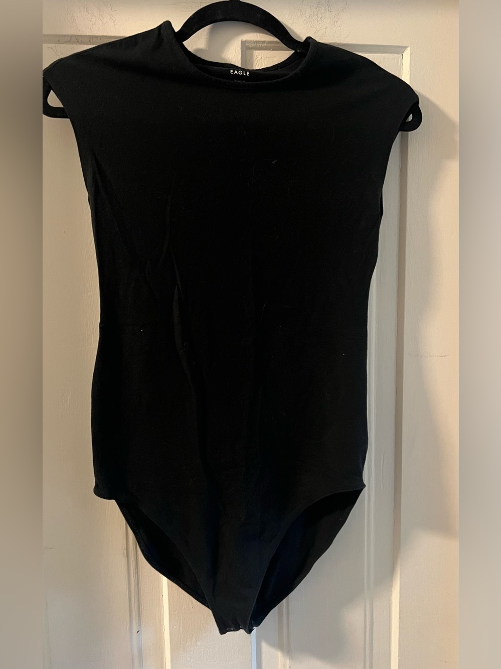 American Eagle Black Crewneck bodysuit 
- Solid Black
